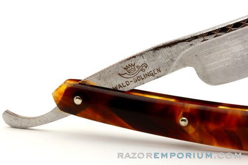 5/8" Ern No. 12 Straight Razor w/ Original Scale  | Solingen Germany