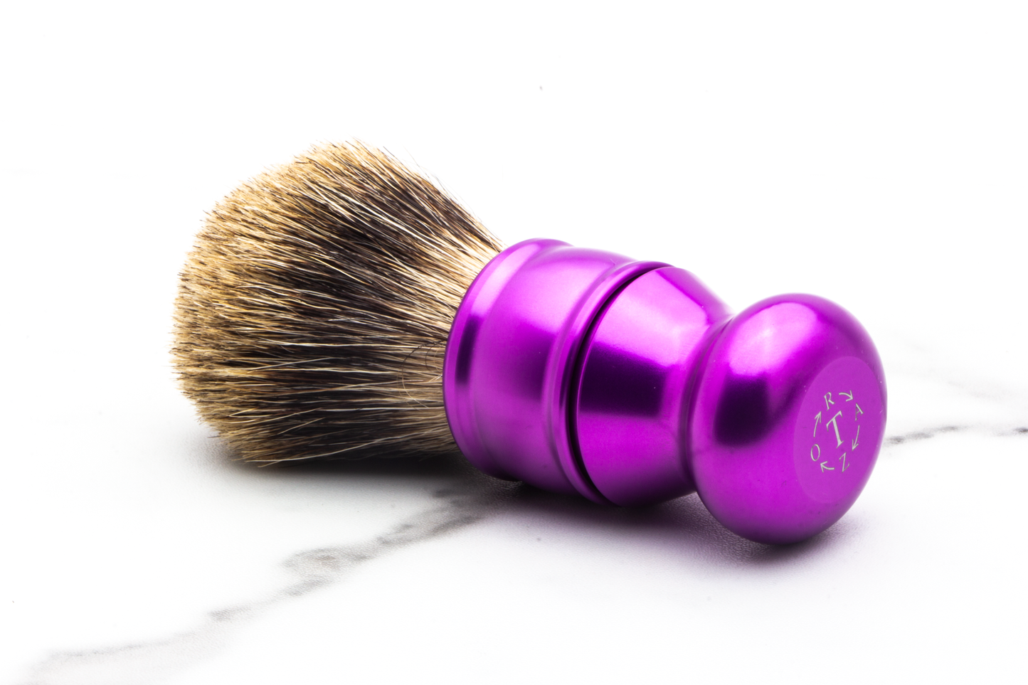 Timeless Razor | Purple Adjustable Shaving Brush Handle & Collets 20mm-28mm