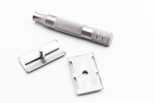 iKon Stainless Steel Standard Solid Guard D E Razor - Original Production Run