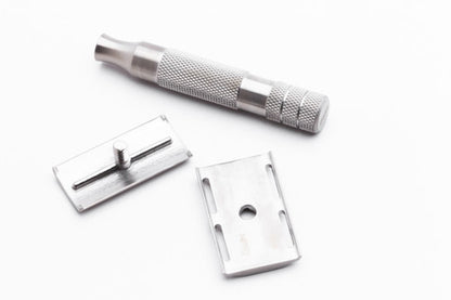 iKon Stainless Steel Standard Solid Guard D E Razor - Original Production Run