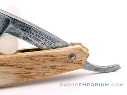 11/16" Wade & Butcher "The Celebrated" Straight Razor w/ Cocobello Wood Scale | Sheffield, England