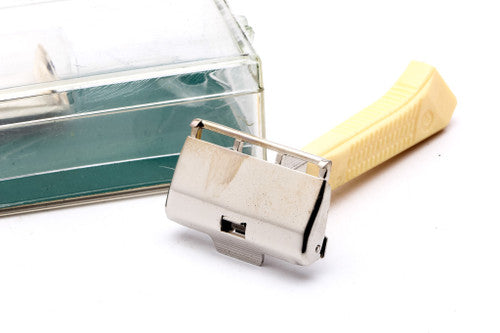 1940s Gem G-Bar Single Edge Razor With Original Case & Blade