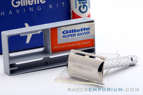 1960's Gillette British Spiral Tech Set -Swissair