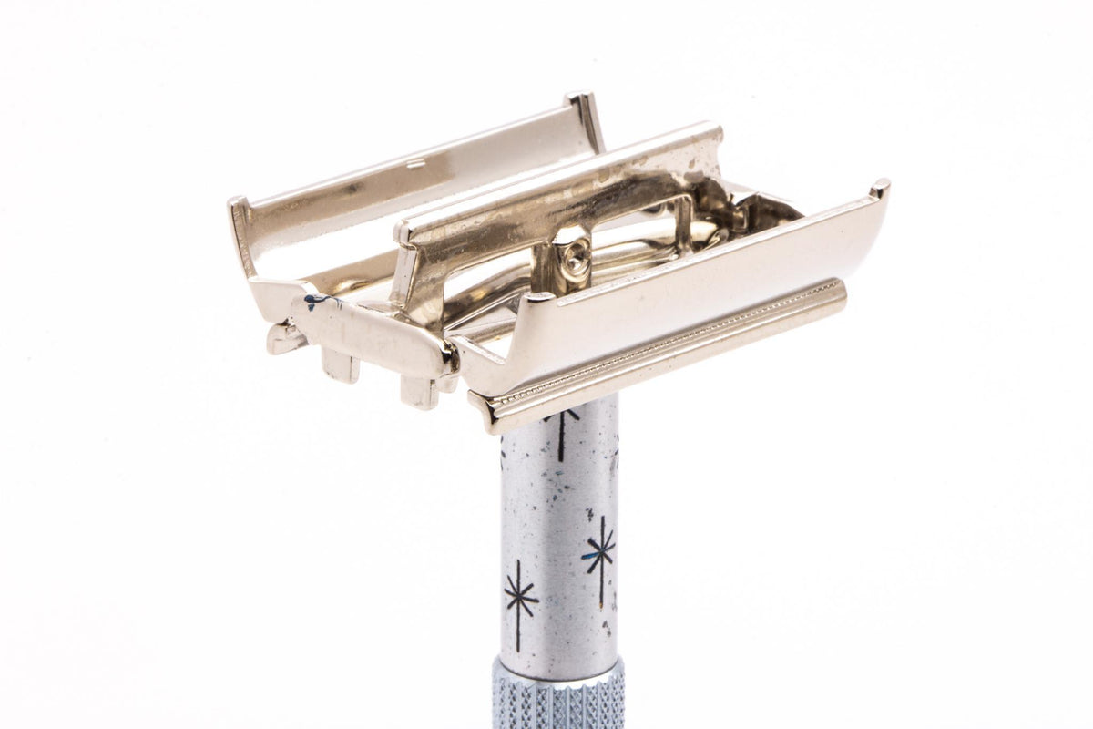 Gillette Razor Stars 1966 L4 Gillette Blue Star Lady Gillette DE Safety Razor | Original Co ...