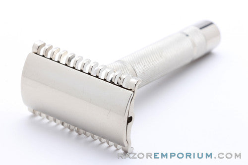 1930's Gillette NEW Long Comb Safety Razor Set | Factory Nickel Revamp