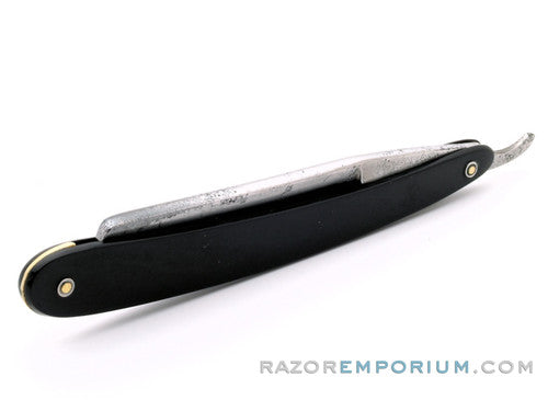 11/16" Geneva Cutlery Co. Hollow Ground Straight Razor w/ Original Scales