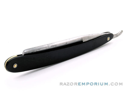 11/16" Geneva Cutlery Co. Hollow Ground Straight Razor w/ Original Scales