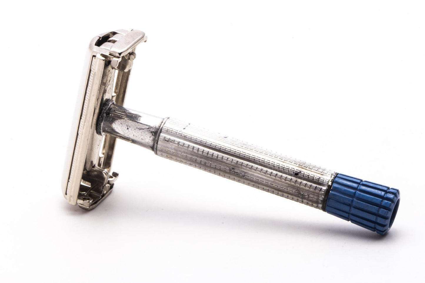 1959 D2 Gillette Blue Tip LIGHT Super Speed Safety Razor | Original Condition