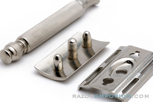 1950's Star Gillette Hybrid DE Safety Razor USA | Factory Nickel Revamp