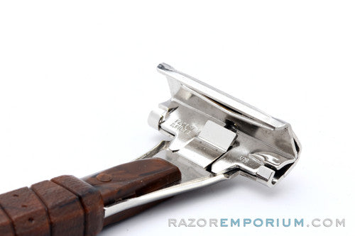 1960s Schick Grip Injector Safety Razor Type L w/ Tennis & Golf Handle - Excellent