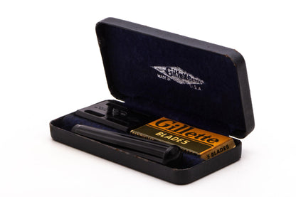 1940's Gillette WWII Tech Plastic Bakelite Safety Razor | Original Condition