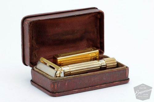 1946-47 Gillette Aristocrat Double Edge Razor Set