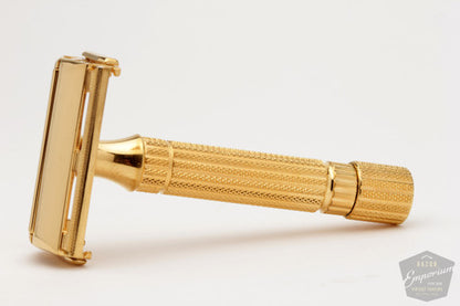 1948-51 Gillette Aristocrat Variant TTO Razor 24K Gold Revamp
