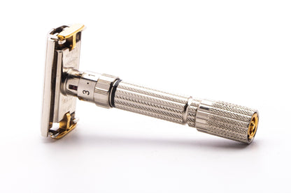 1959 E1 Gillette $1.95 Fatboy Double Edge Safety Razor | Two-Toned Revamp