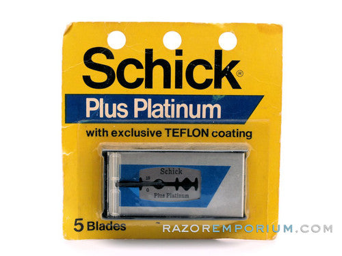 Schick Plus Platinum (5) DE - New Old Stock (NOS) Razor Blades