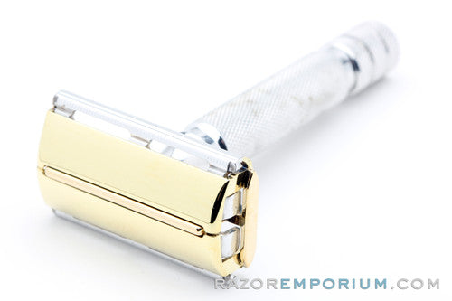 1950s Gillette Light Duty Aluminum Rocket Safety Razor | Made in England
