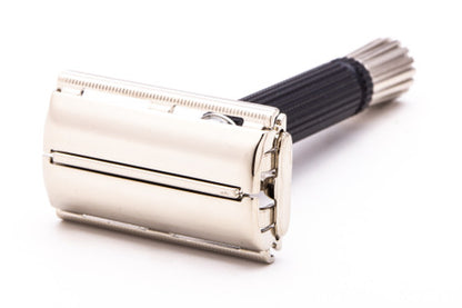 1970 Gillette Black Handle Super Speed Safety Razor P1 | Rhodium Revamp