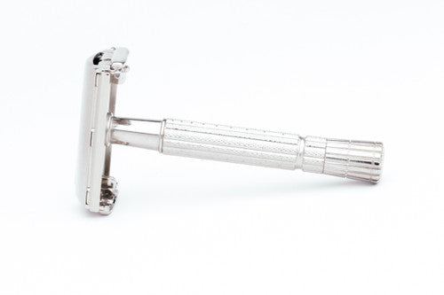 1956 B3 Gillette Flare Tip Super Speed Safety Razor | Factory Nickel Revamp