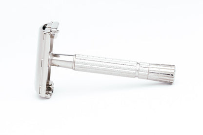 1956 B3 Gillette Flare Tip Super Speed Safety Razor | Factory Nickel Revamp