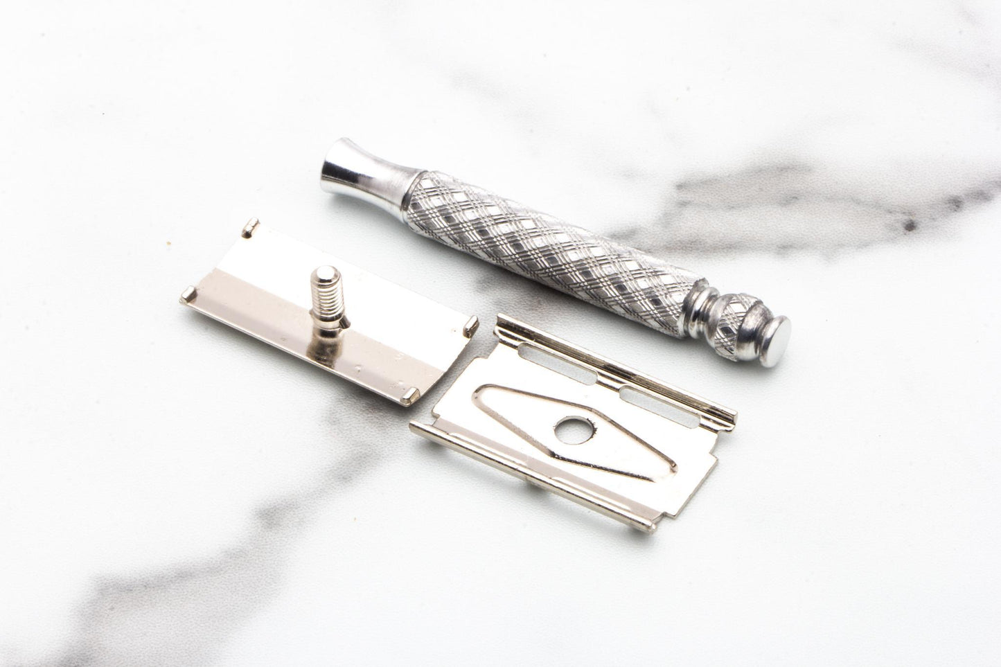 1980's Gillette British Armed Forces Falkland War Spiral Tech Double Edge Safety Razor Set | Original Condition