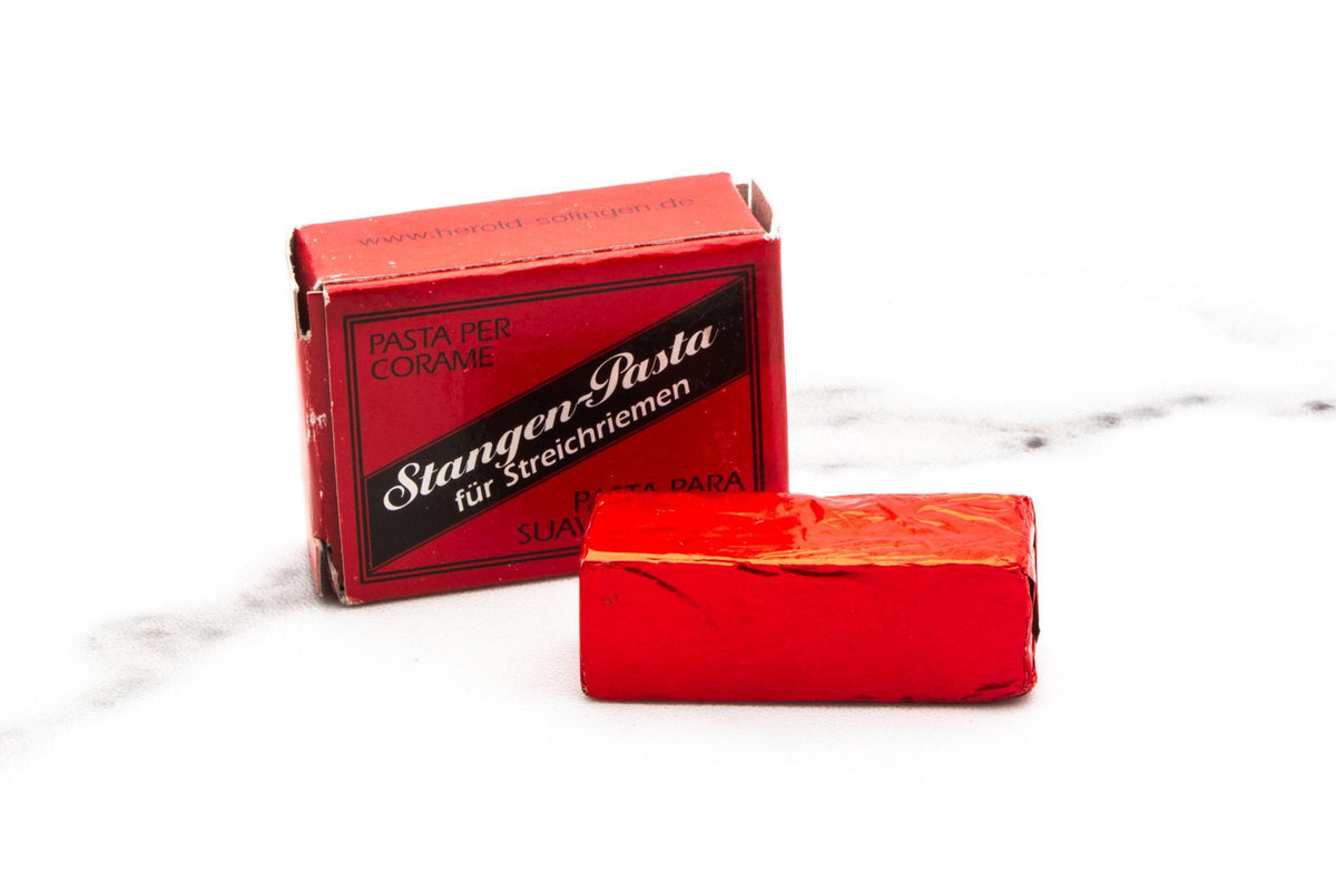 Herold Strop Paste | Red Sharpening Paste | Strop Care