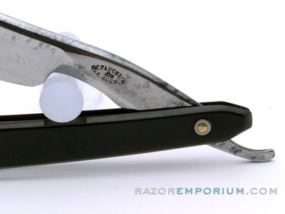 5/8" E. Carrere "Fauche" Straight Razors Set w/ Strop & Case