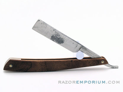 5/8" Lecran Cutlery Co. Straight Razor w/ Black Walnut Scales | Toledo, Ohio