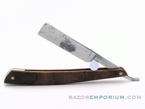 5/8" Lecran Cutlery Co. Straight Razor w/ Black Walnut Scales | Toledo, Ohio