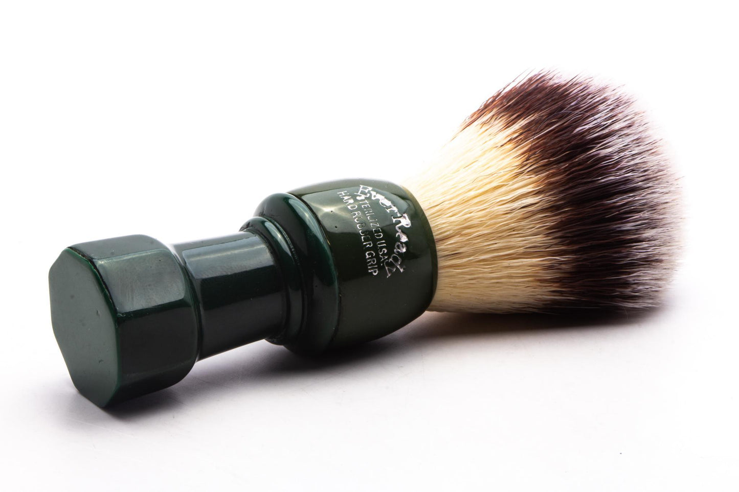 Vintage Restored | Ever-Ready Shave Brush With Hard Leather Grip