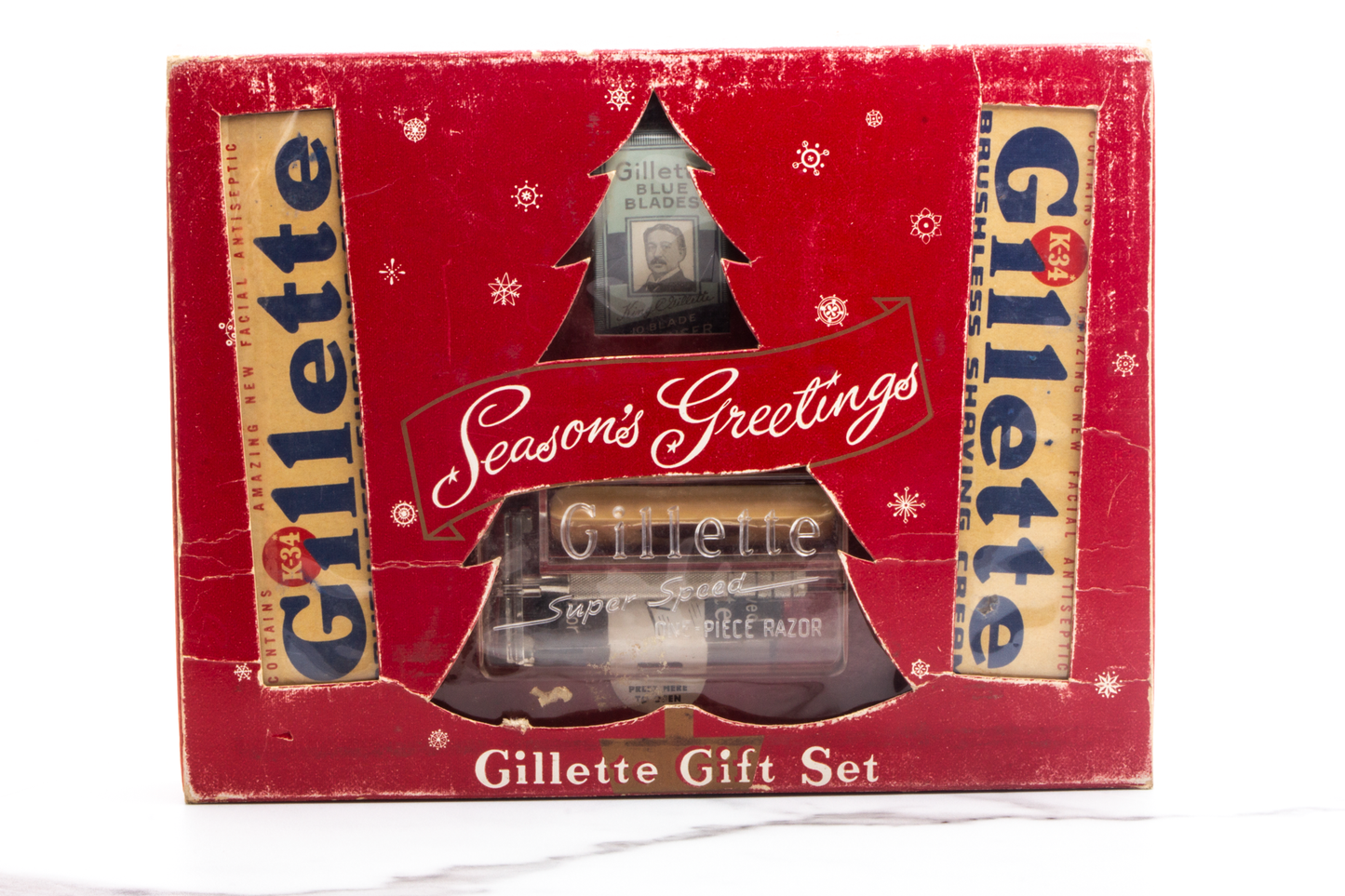 Gillette Gift Set With Super Speed One Piece Razor Set | New Old Stock
