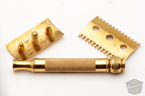 1920's Gillette Ball End Old Type Hotel Fort Shelby Razor Set