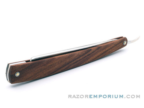 4/8" Red Point Utica Knife & Razor Co. Straight Razor w/ Cocobello Wood | Solingen, Germany
