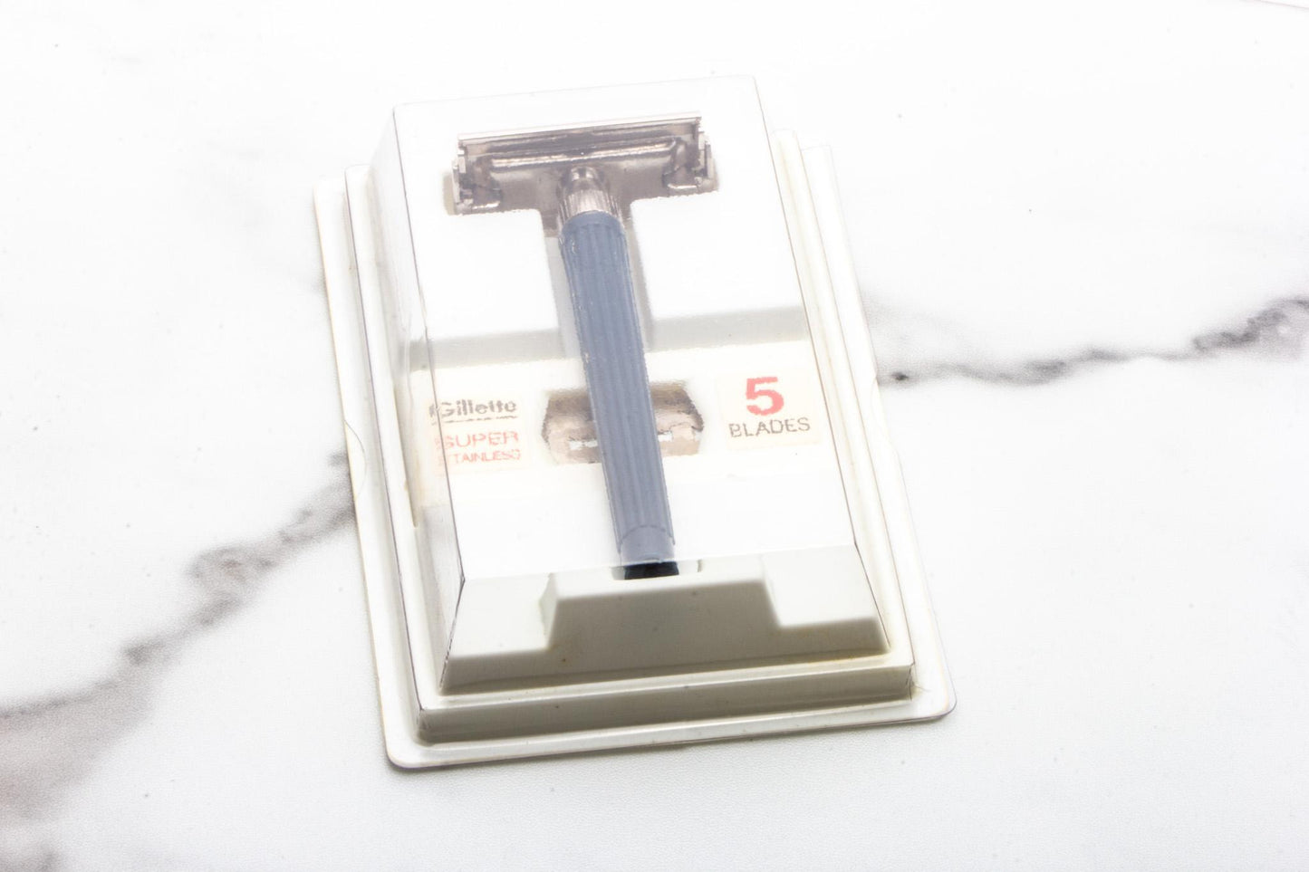 1960  J1 Gillette Slim Twist Double Edge Safety Razor Set | Original Condition