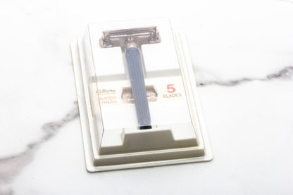 1960  J1 Gillette Slim Twist Double Edge Safety Razor Set | Original Condition