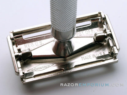 1952 X1 Gillette Black Tip Double Edge Super Speed Set