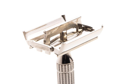 1953-54 Gillette President Double Edge Safety Razor | Factory Nickel Revamp