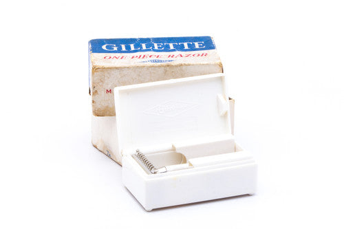 1930's Gillette Sheraton No.46 One-Piece Razor with Case and Blade Banks | Original Condition