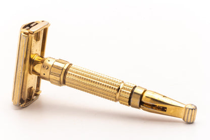 1960 F4 Gillette Adjustable Toggle Double Edge Safety Razor | Original Condition