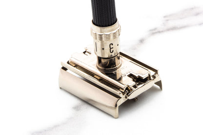 1969 O1 Gillette Super Adjustable 84 Safety Razor | Factory Nickel Revamp