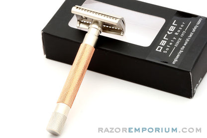 Parker 55SL Slant  DE Safety Razor Rose Gold