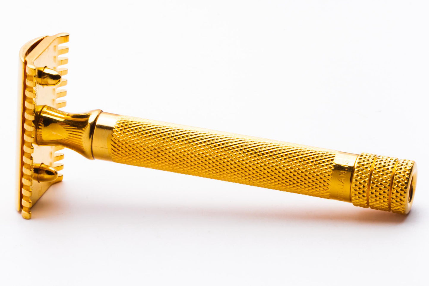 1922 Gillette Big Fellow DE Safety Razor Set | 24K Gold Revamp