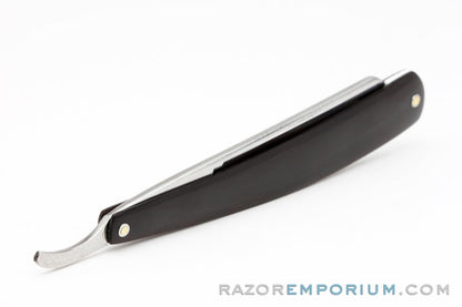 6/8" Wellington Hollow Ground Straight Razor | Custom Unique Horn Scales