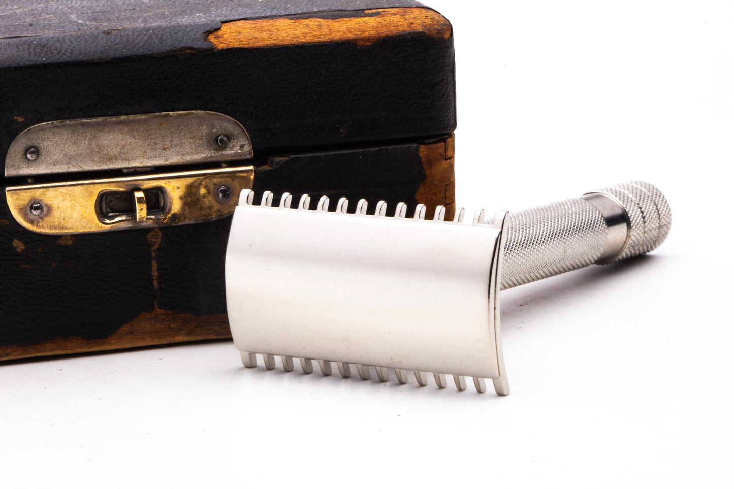 1906 Gillette Single Ring Old Type Double Edge Safety Razor Set | Original Condition