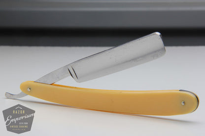 5/8" Genco Army & Navy Straight Razor w/ Celluloid Scales Hollow | Geneva, New York, USA