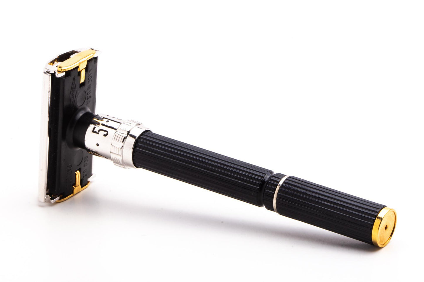 1979 Z2 Gillette Super Adjustable Black Beauty Double Edge Safety Razor  | Prospector Edition