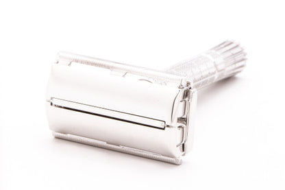 1956 Gillette B1 TTO Flare Tip DE Safety Razor | Rhodium Revamp