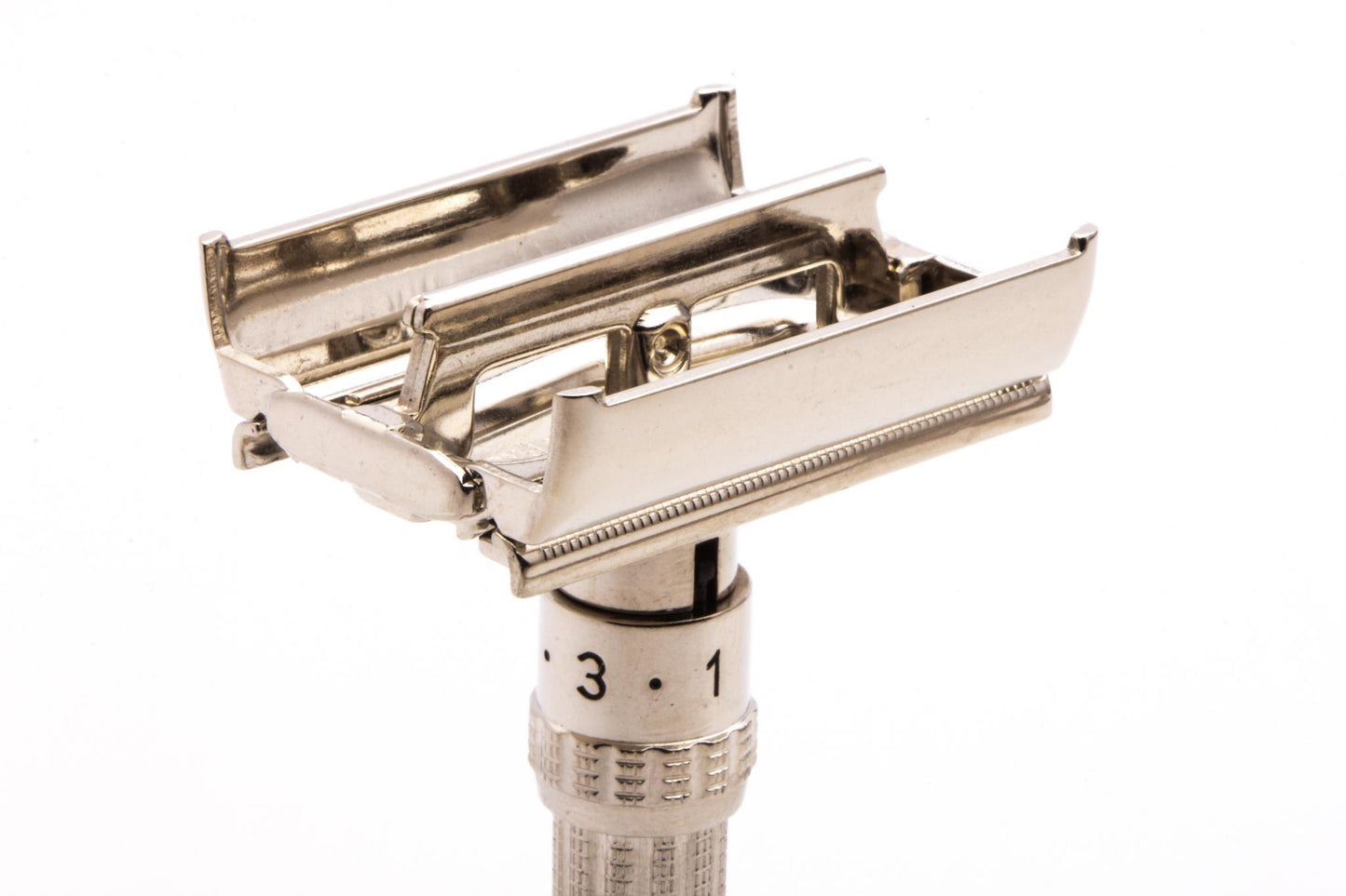 1966 L3 Gillette TTO Slim Adjustable Double Edge Safety Razor | Factory Nickel Revamp