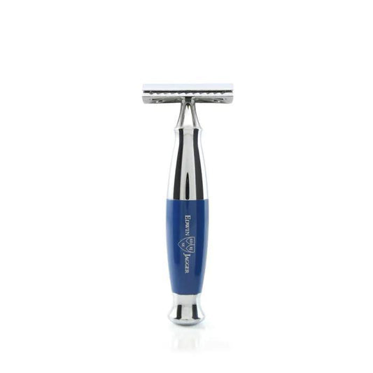Edwin Jagger | Blue & Chrome Double Edge Safety Razor
