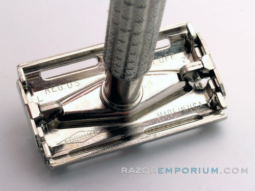 1966 L2 Flare Tip Super Speed DE Safety Razor | Nickel Revamp