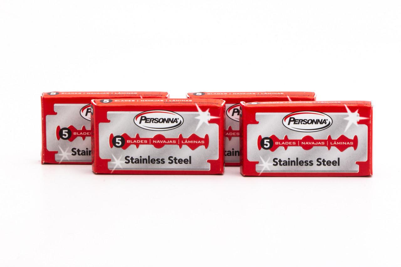 Personna Red Double Edge (DE) Safety Razor Blades – Razor Emporium